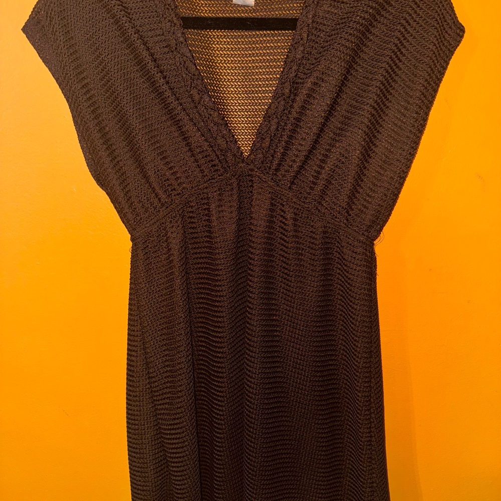 Jordan Taylor Chocolate Knit V-Neck Dress